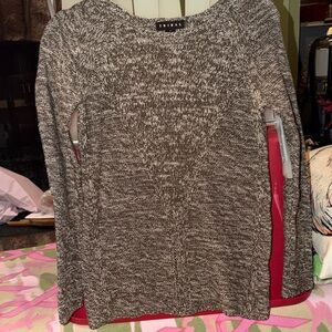 Tribal Gray Knit Sweater